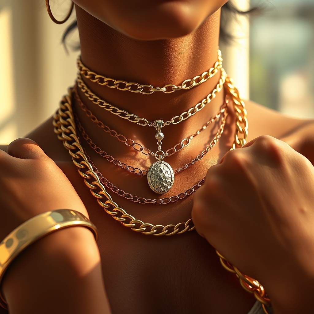 The Art of Layered Luxury: How Chunky Chains and Mixed Metals Are Redefining Modern Accessorizing