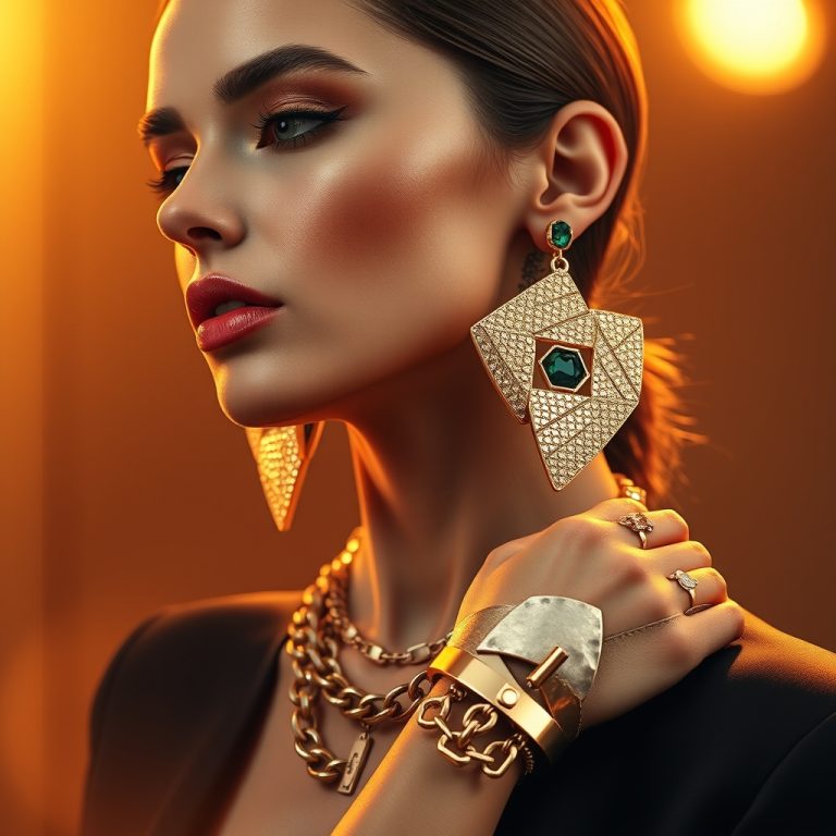The Bold and the Beautiful: How Statement Earrings and Sculptural Adornments Are Dominating 2024’s Jewelry Scene