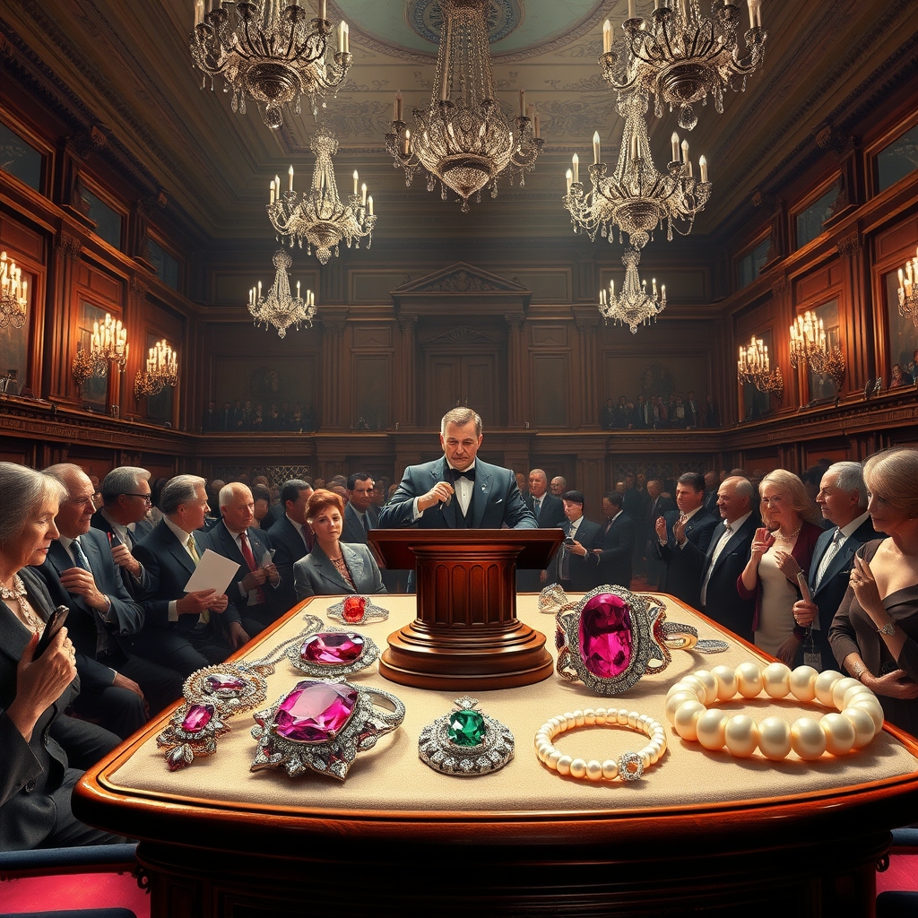 The Gavel Falls: Decoding the Fascination Behind High-Stakes Jewelry and Gemstone Auctions