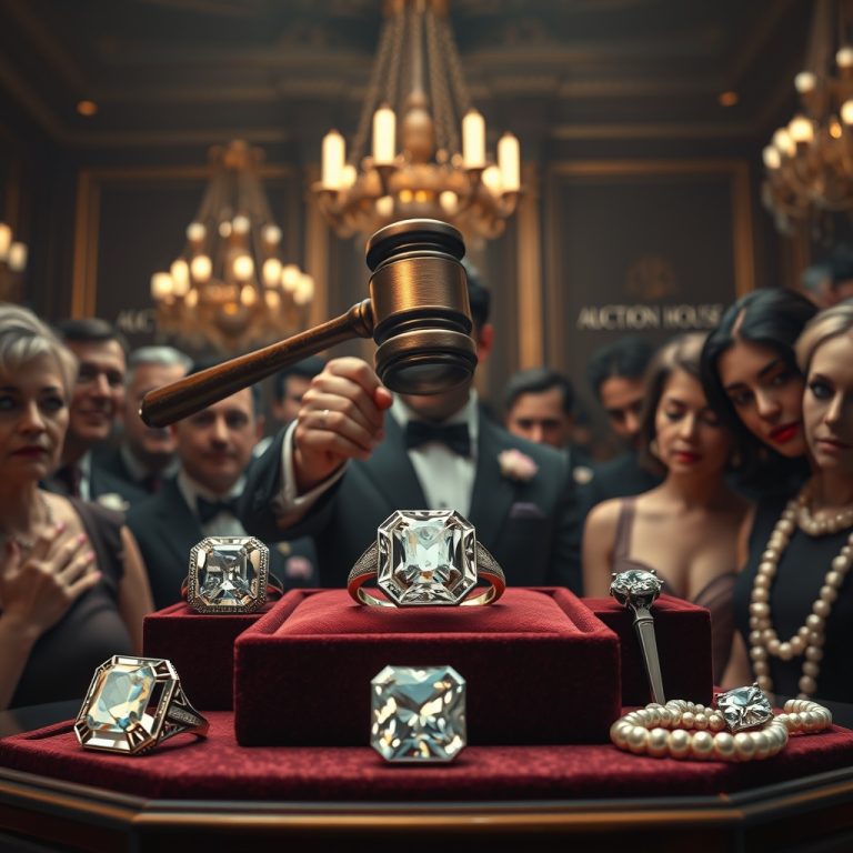 The Gilded Hammer: How Investment-Grade Diamonds and Art Deco Estate Finds Dominate the Auction Elite