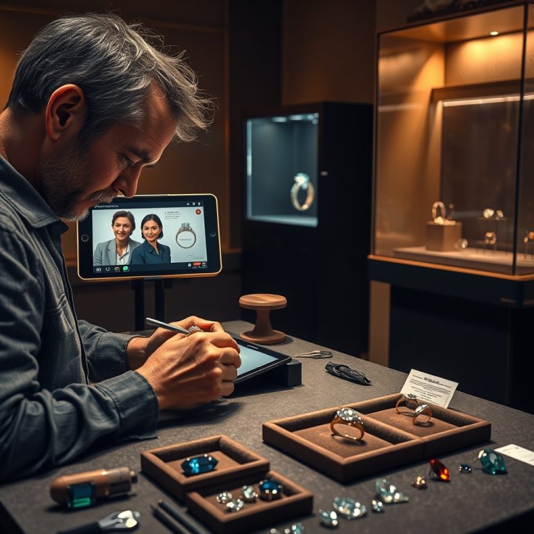 Crafting Timeless Elegance: The Seamless Fusion of Virtual Consultations and Ethical Sourcing in Custom Jewelry Design
