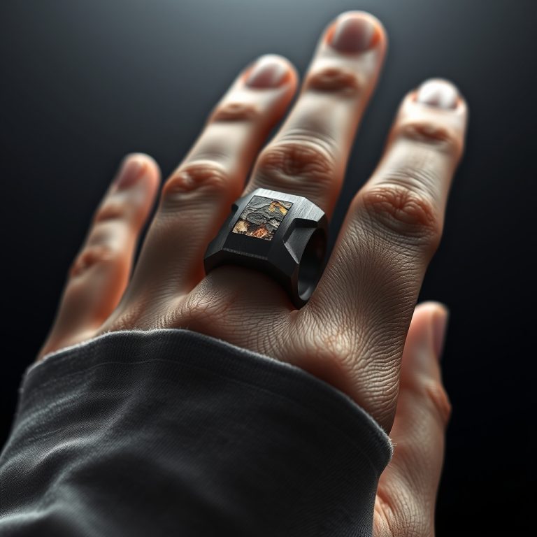 Interstellar Craftsmanship: The Fusion of Meteorite, Titanium, and Modern Artistry in Exotic Jewelry