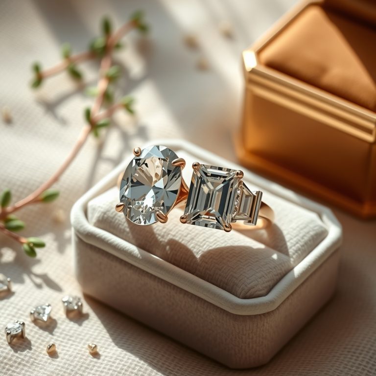 Oval and Radiant: The Timeless Duo Redefining Custom Engagement Rings with Sustainable Sophistication