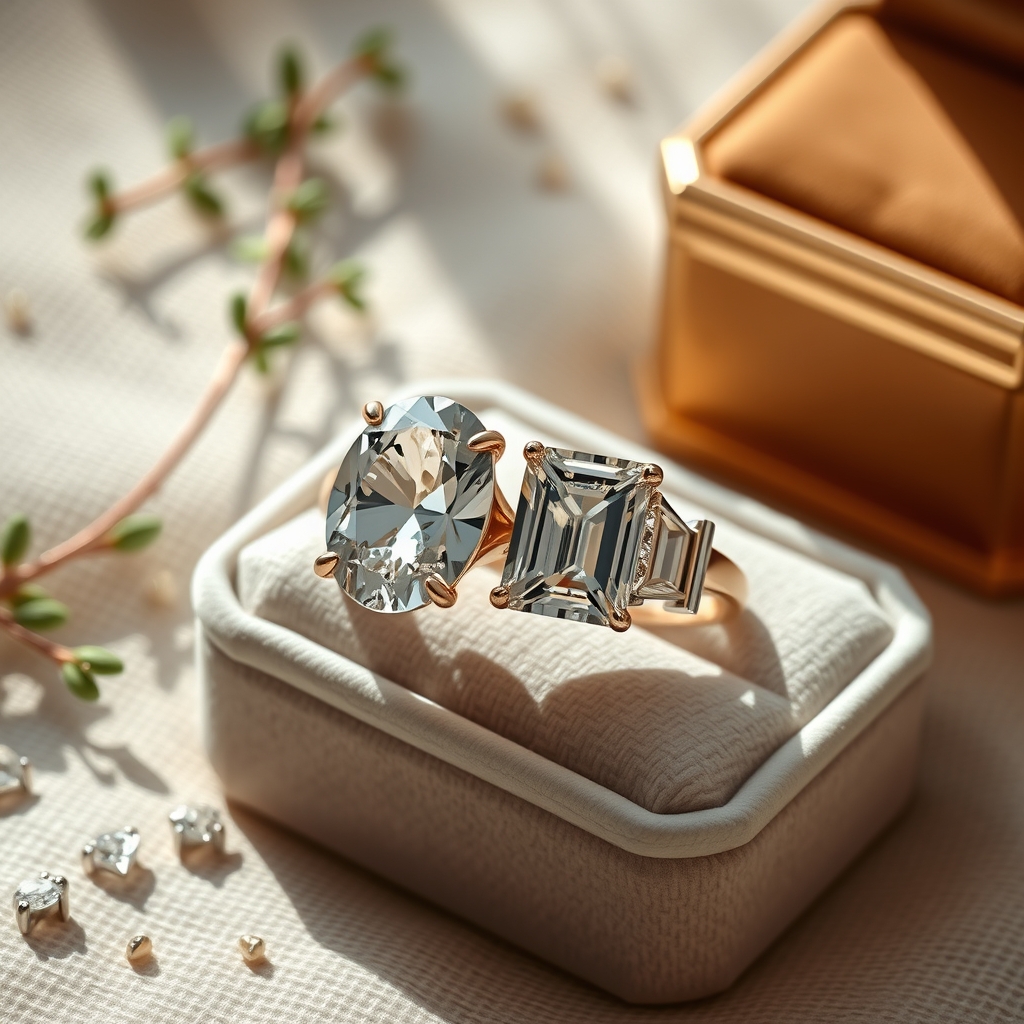 Oval and Radiant: The Timeless Duo Redefining Custom Engagement Rings with Sustainable Sophistication