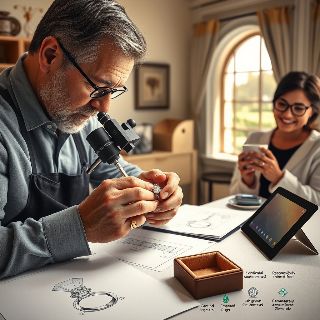 The Art of Personalized Luxury: Crafting Your Unique Jewelry Story Through Ethical and Transparent Sourcing