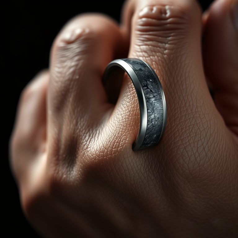The Celestial Aesthetic: How Textured Titanium and Meteorite Inlays Are Crafting a New Era of Exotic Jewelry