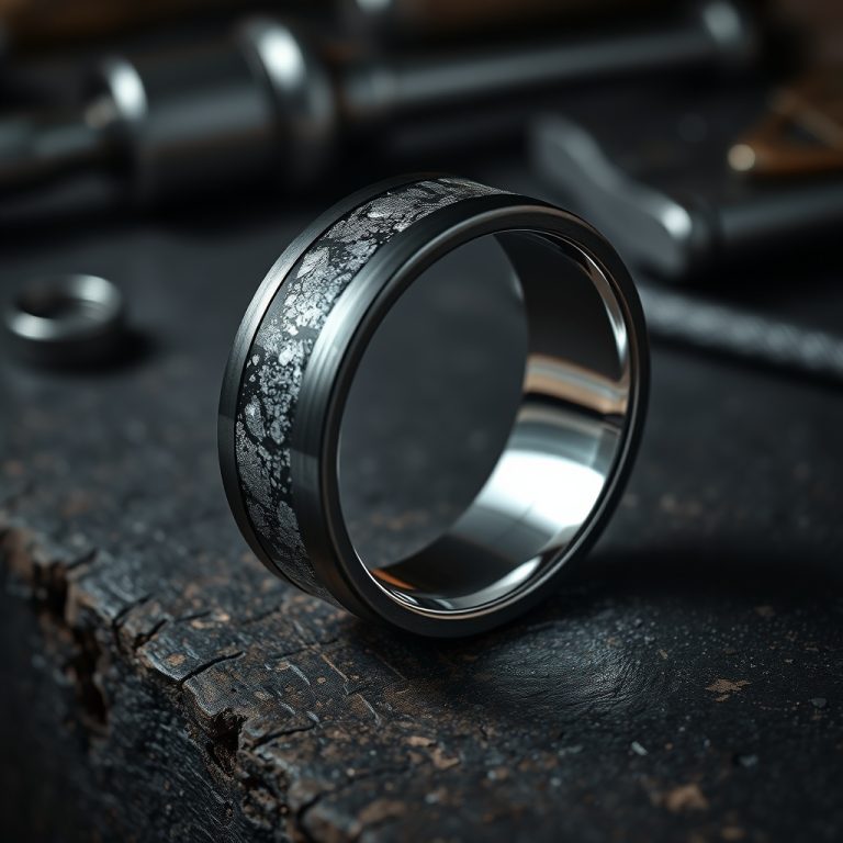 The Cosmic Craft: How Meteorite and Titanium Are Shaping the Future of Bespoke Jewelry