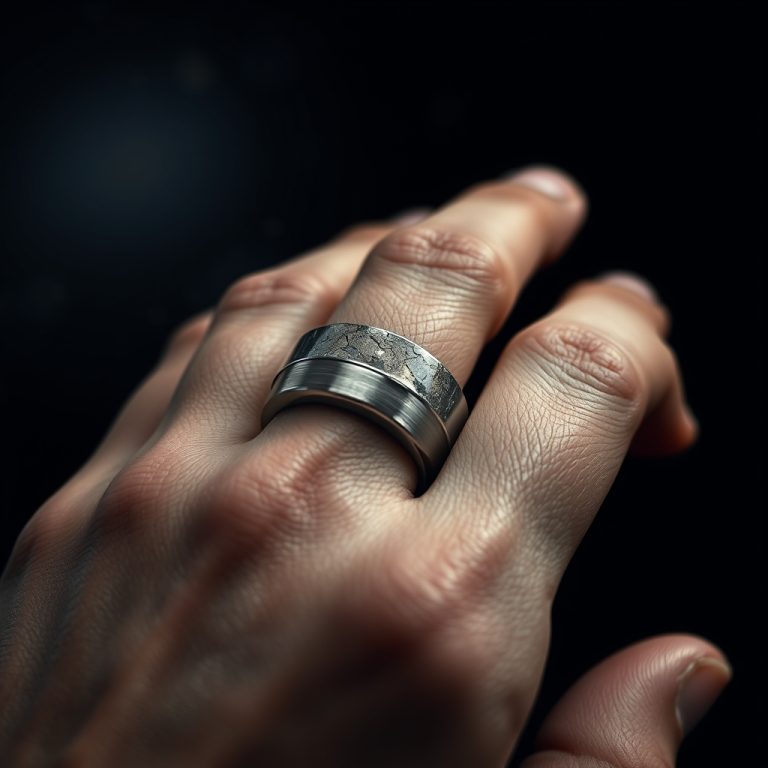 The Future of Men’s Jewelry: How Titanium and Meteorite Are Redefining Strength and Style