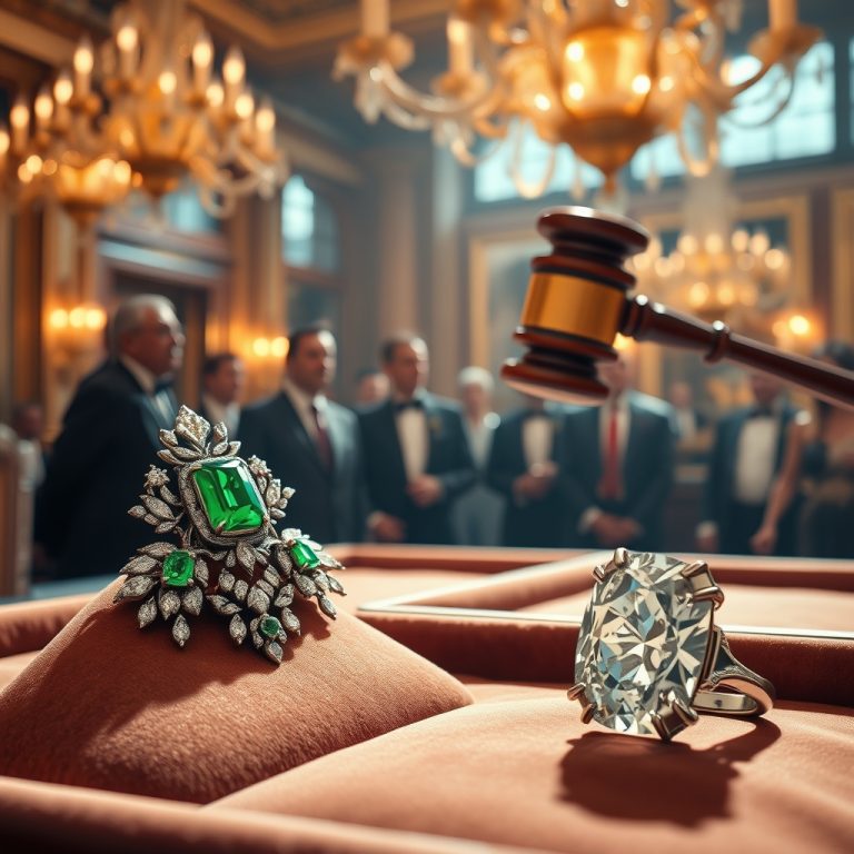 The Gilded Canvas: How Art Deco Estate Finds and Investment-Grade Diamonds Paint the Future of Auction Houses