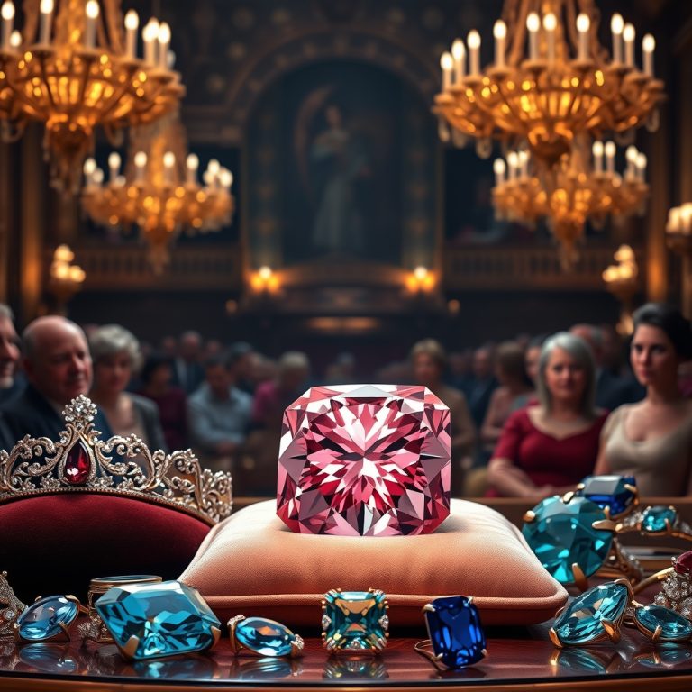 The Gilded Whisper: How Rare Colored Diamonds and Antique Royal Jewels Captivate the Auction Imagination