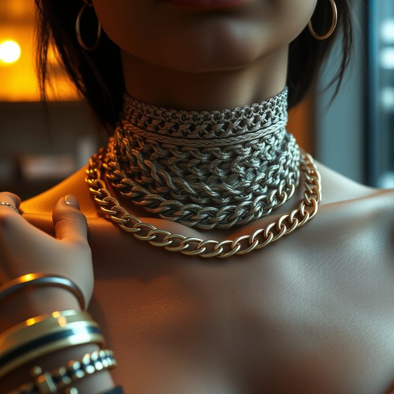 The Luminous Fusion of Mixed Metals and Statement Chokers: Crafting a New Era of Bold, Sustainable Elegance