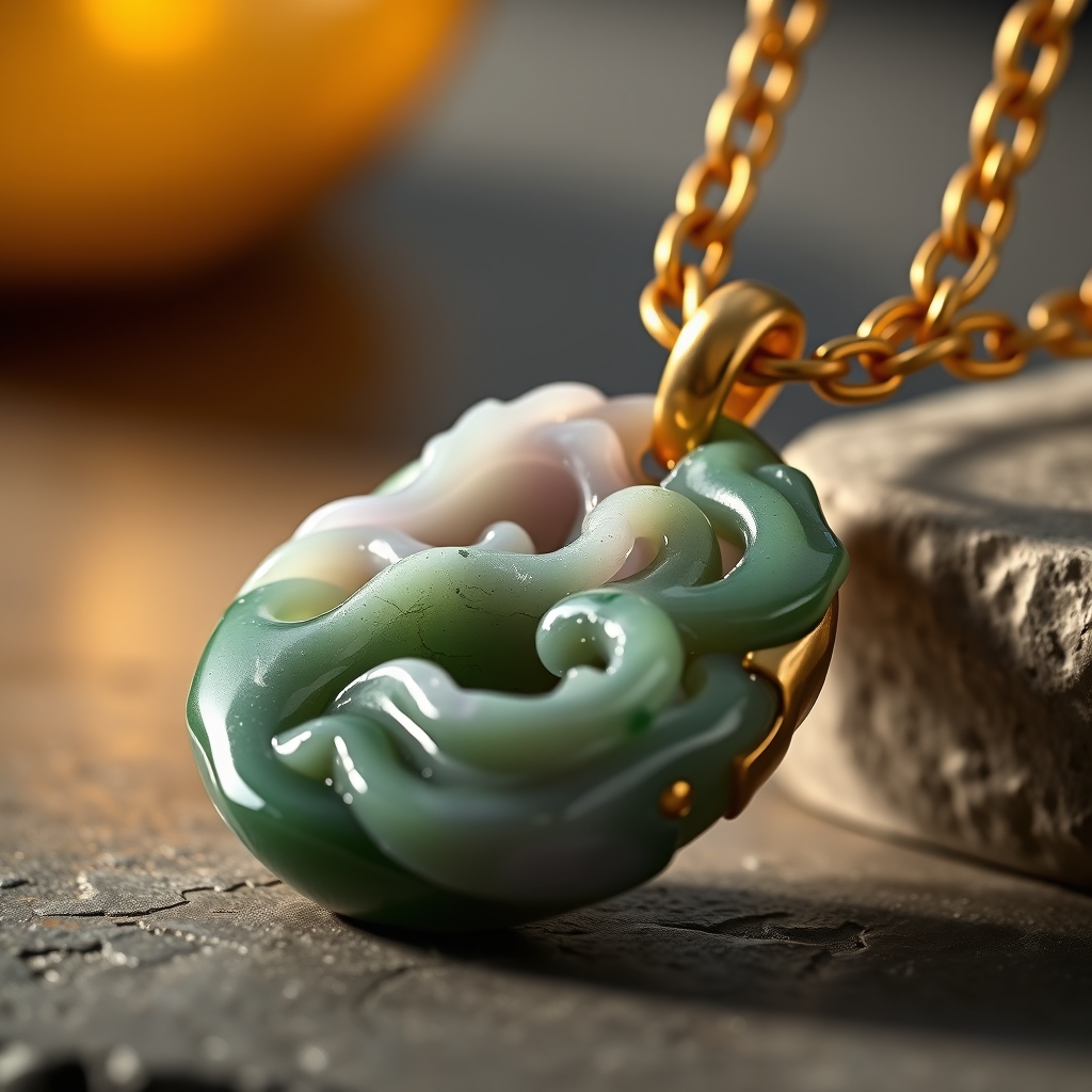 The Luminous Intersection of Jade Carvings and Chunky Chains: Crafting a New Era of Bold, Textured Luxury