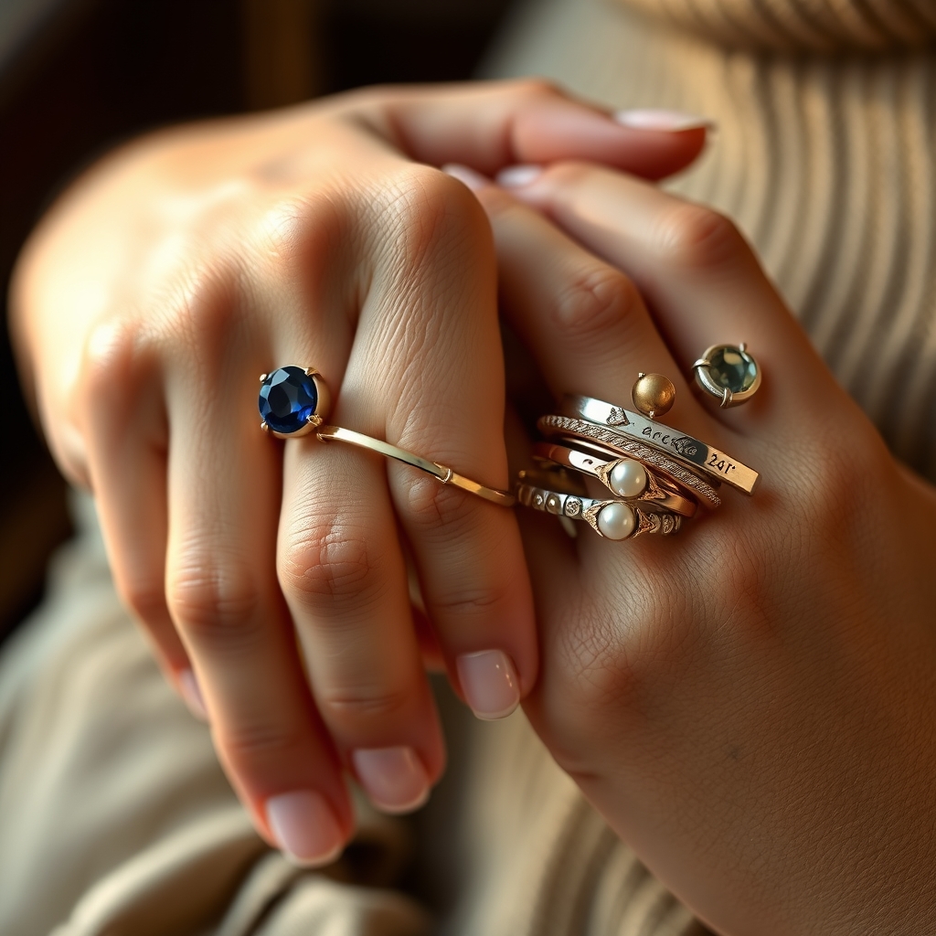 The Unseen Elegance: How Birthstone Rings and Stackable Bands Are Crafting a New Language of Self-Expression