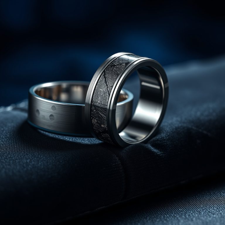 The Art of Interstellar Elegance: How Muonionalusta Meteorite and Textured Titanium Are Crafting the Future of Heirloom Jewelry
