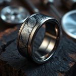 The Celestial Blueprint: How Muonionalusta Meteorite and Damascus Steel Are Crafting the Next Generation of Exotic Inlay Bands