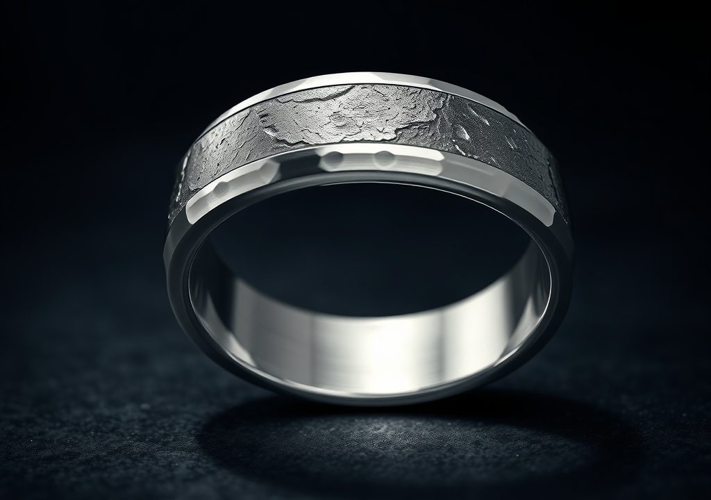 Celestial Fusion: The Timeless Elegance of Titanium and Meteorite Jewelry
