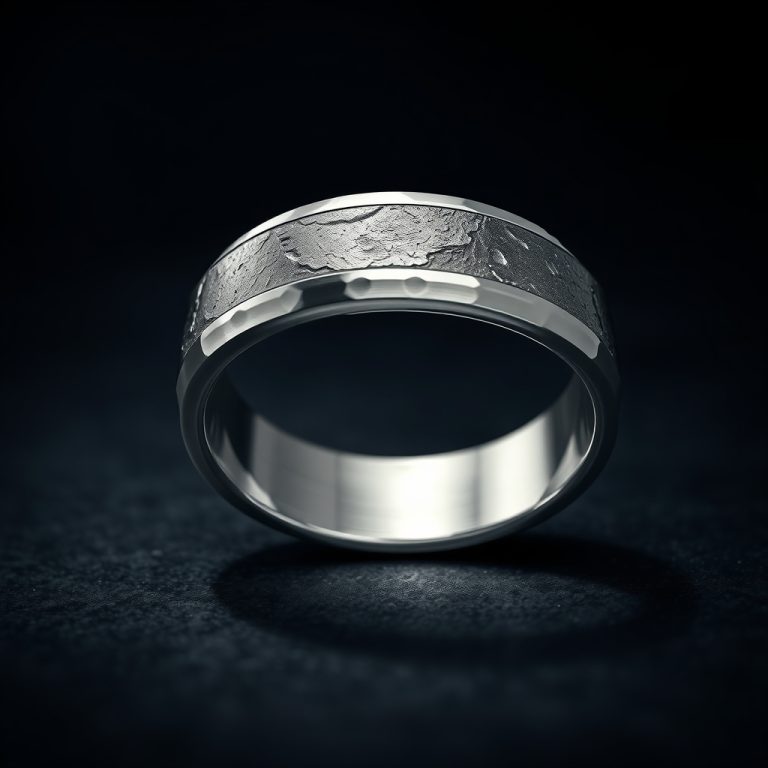 Celestial Fusion: The Timeless Elegance of Titanium and Meteorite Jewelry
