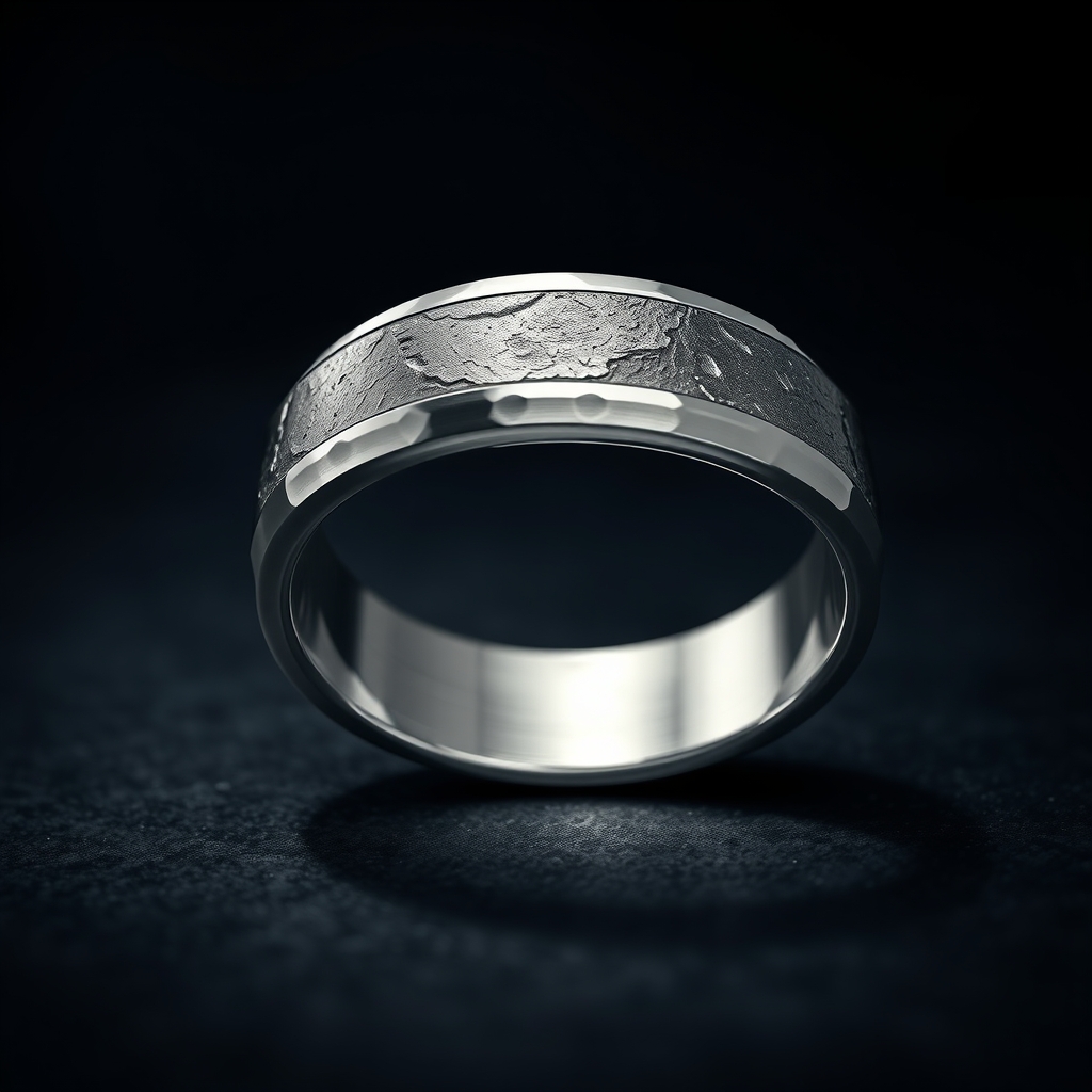 Celestial Fusion: The Timeless Elegance of Titanium and Meteorite Jewelry